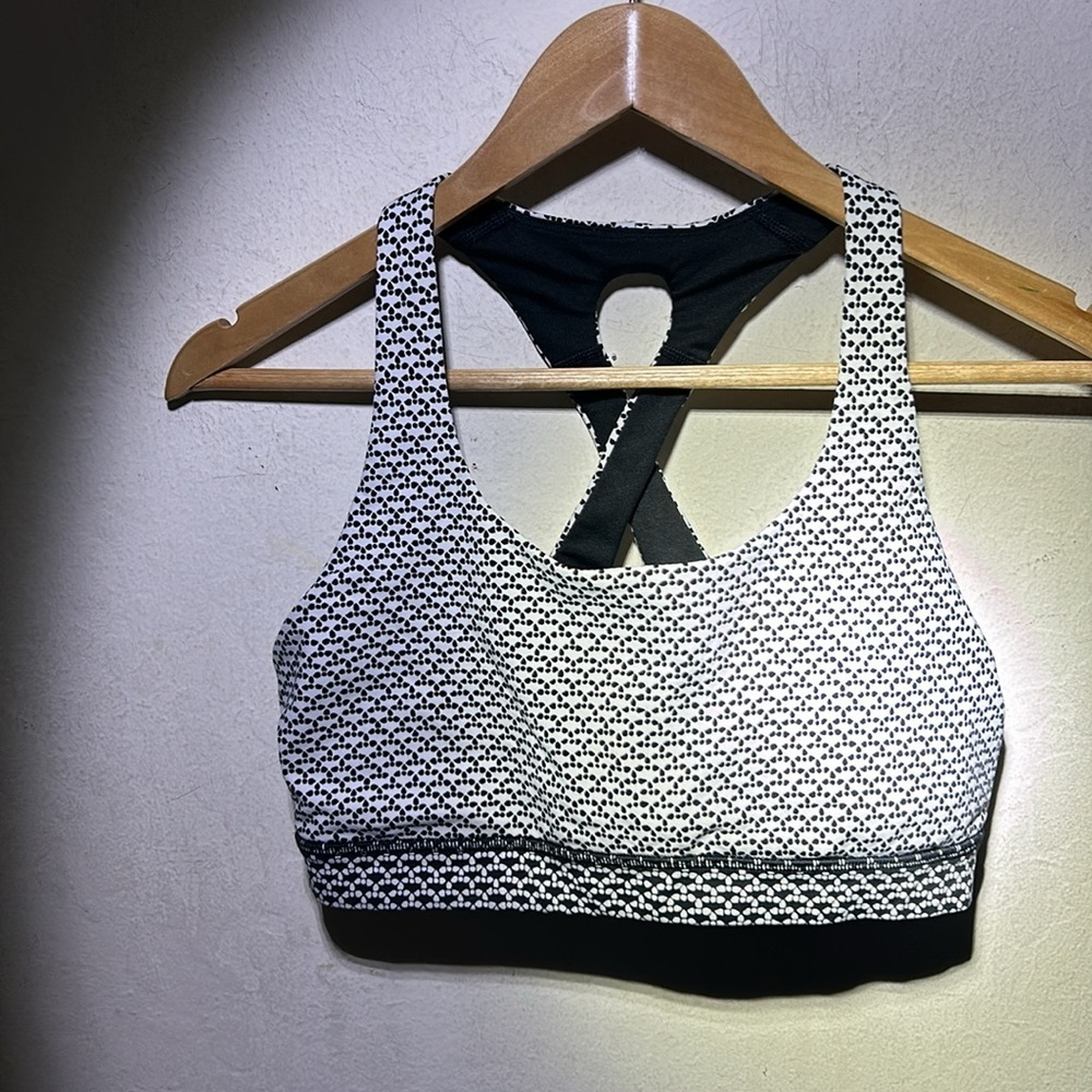 lululemon athletica Black and White Sports Bra